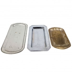 Set of three trays
