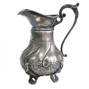 Silver-plated decorative jug