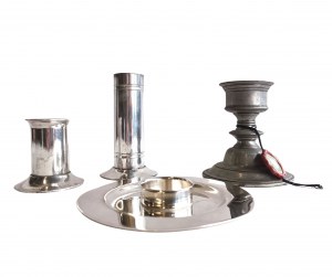 Set of four candlesticks, France