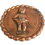 Commemorative Menneken Pis medal from Brussels