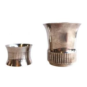 Christening commemorative set in new silver, Boulenger, France