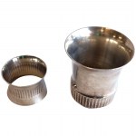 Christening commemorative set in new silver, Boulenger, France