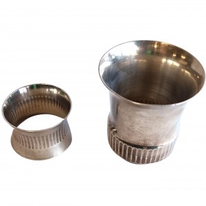 Christening commemorative set in new silver, Boulenger, France