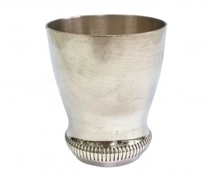 Silver-plated mug, France