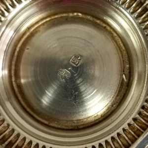 Silver-plated goblet, France