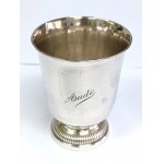 Silver-plated goblet, France