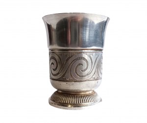 Silver-plated cup, France