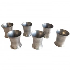 Set of 6 decorative glasses
