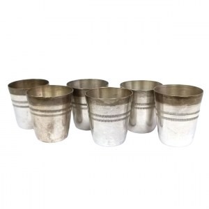 Set of MET glasses, Poland, 1970s.
