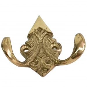 Set of decorative brass hangers