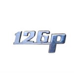 Fiat 126p brand logo car stamp