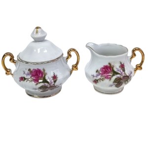 Set of creamer and sugar bowl by Royal Sealy China, Japan