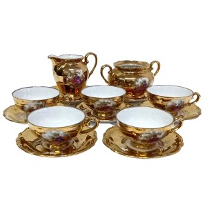Komplet do kawy/herbaty z porcelany Winterling, Bawaria, lata 50-60