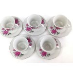 Ensemble de tasses et soucoupes en porcelaine, Hebei Porcelain