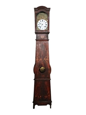 Clock comtoise, Rousseau frères, France, 19th century.