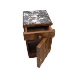 Nakastliki / Para szafek nocnych z lat 30./40., styl Art Déco