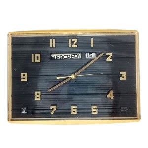 Wall clock by JAZ Transistor, France.