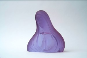 Glass alexandrite Madonna, Mary - F. Hagenauer - Curt Schlevogt