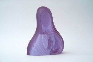 Glass alexandrite Madonna, Mary - F. Hagenauer - Curt Schlevogt