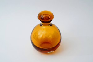 Art Deco glass decanter - Moser - original label
