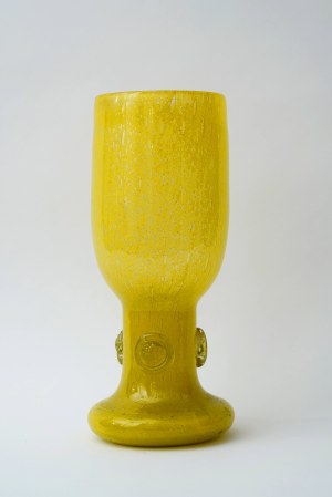 Glass vase, chalice - Lysa Gora - Cz. Hajnysz