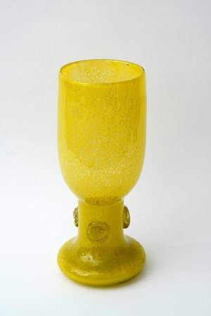 Glass vase, chalice - Lysa Gora - Cz. Hajnysz