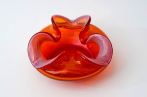 Glass ashtray Donkey - C. Zuber - HS Sudetes