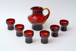 Glass beverage set - HS Sudety - Z. Horbowy