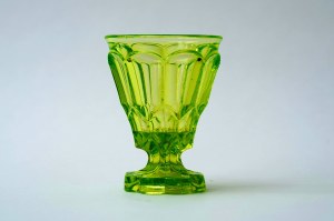 Glass uranium cup - HS Niemen - Art Deco