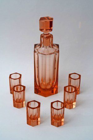 UNIQUE! Signed alcohol set - J. Stolle - HS Niemen