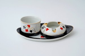 Porcelain Smoker's Set - Briar - FP Ćmielów - Hand-painted