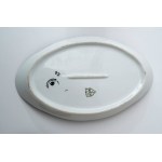 Porcelanowy zestaw palacza - Brydżowy - FP Ćmielów - Ręcznie malowany