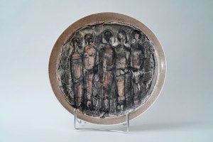 Unique porcelain platter - W. Goroszenik - ZPS Krzysztof