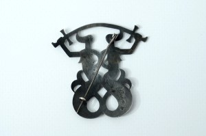 Silver brooch with Mermaids - H. Grunwald - Unique!
