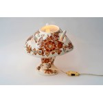 Fajansowa Lampa Rogata - wzór nr 407 - ZF Włocławek - E. Piwek Białoborska