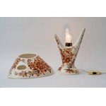 Fajansowa Lampa Rogata - wzór nr 407 - ZF Włocławek - E. Piwek Białoborska