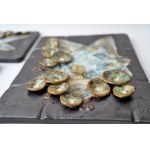 Trzy ceramiczne plakiety przestrzenne - Ruscha Art - Niemcy