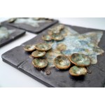 Trzy ceramiczne plakiety przestrzenne - Ruscha Art - Niemcy