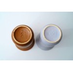 Dwa ceramiczne wazony - Bolesławiec - B. Wolanin