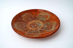 Ceramiczna patera abstrakcyjna - Łysa Góra