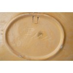 Unikatowa, ceramiczna patera - Z. Flin - Ogromna!