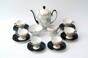 Porcelain coffee service Regina - Soccer - ZPS Chodzież