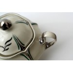 Porcelanowy serwis do kawy - wzór 510 - FP Ćmielów - zdobiony platyną