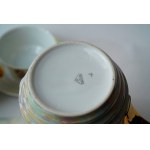Porcelanowy serwis do kawy Bałtyk - FP Ćmielów - Iryzydowany