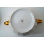 Przedwojenny,porcelanowy serwis do kawy - wzór 500 - FP Ćmielów - na 12 osób