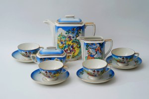 Unique porcelain coffee service Grunwald - Chodzież - Mal. Jan Maćkowiak