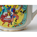 Unikatowy, porcelanowy serwis do kawy Grunwald - Chodzież - Mal. Jan Maćkowiak