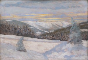 R. Neumann, Karkonosze in winter, 1924.