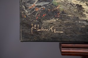 Joachim Ernst Lemke?, Alpine Pass, 20th century.