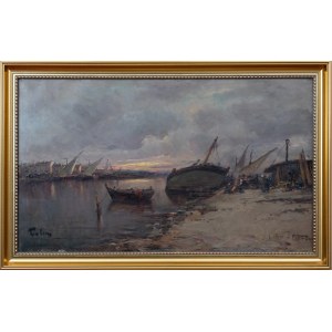 Colon, Nabrzeże portu w Bessin, XIX w.